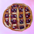 Cherry Pie - 5x5 Art Print