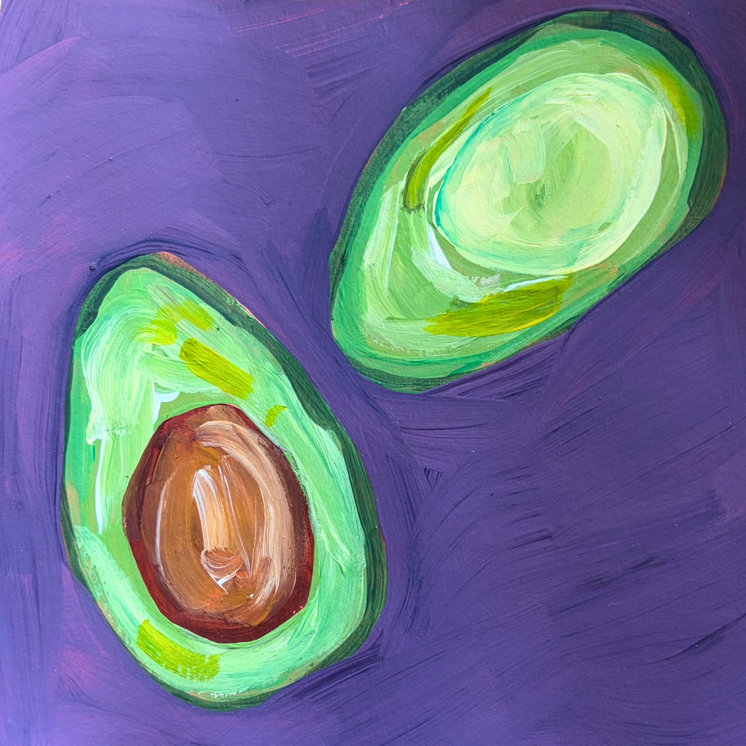 Avocado - 5x5 Art Print