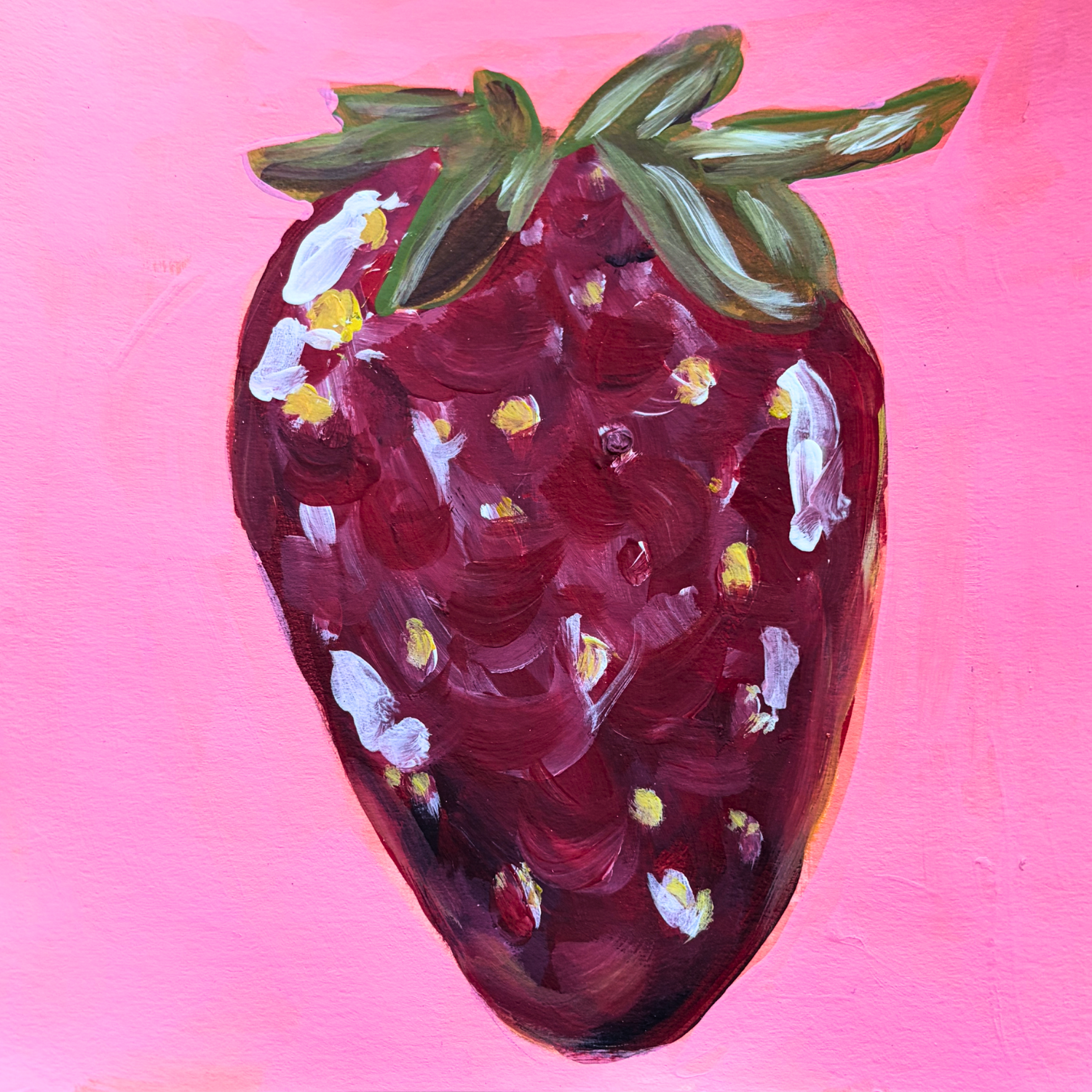 Strawberry - 5x5 Art Print