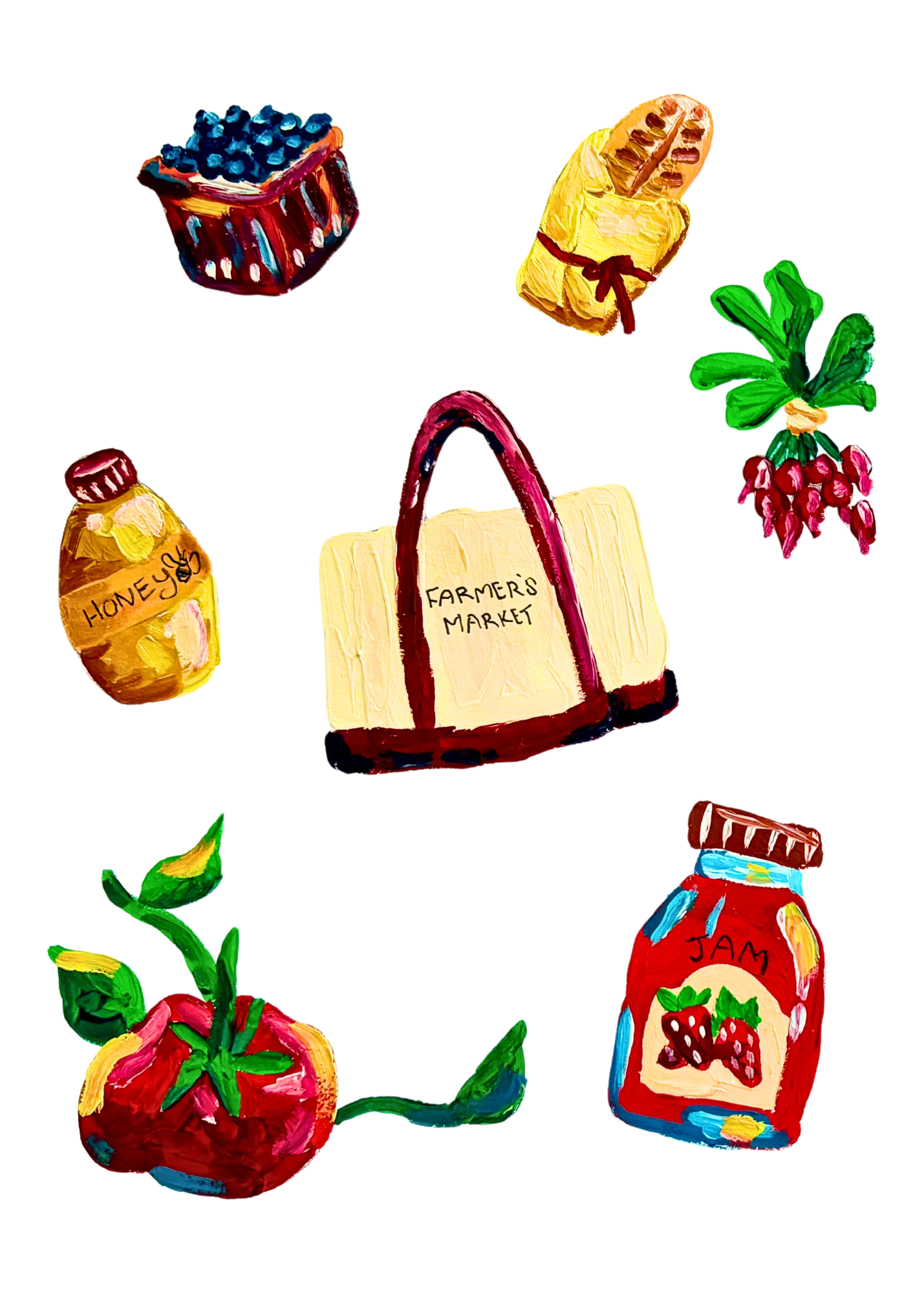 Farmer’s Market Starter Pack - 5x7 Art Print