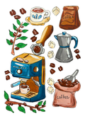 Coffee Lover Starter Pack - 5x7 Art Print